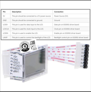 نمایشگر LCD اصلی EGS002 /نمونه اصلی مناسب برای نمایش پارامتر های EGS002 با بک لایت آبی / مخصوص ماژول درایور اینورتر سینوسی EGS002 جهت نمایش پارامترهای ولت،آمپر،دما و جریان(جنس اصلی از برند eg)